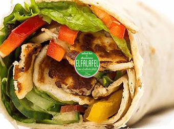 Haloumi Wrap
